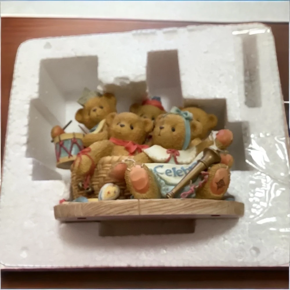 Cherished Teddies ~ 5 Years Anniversary Figurine